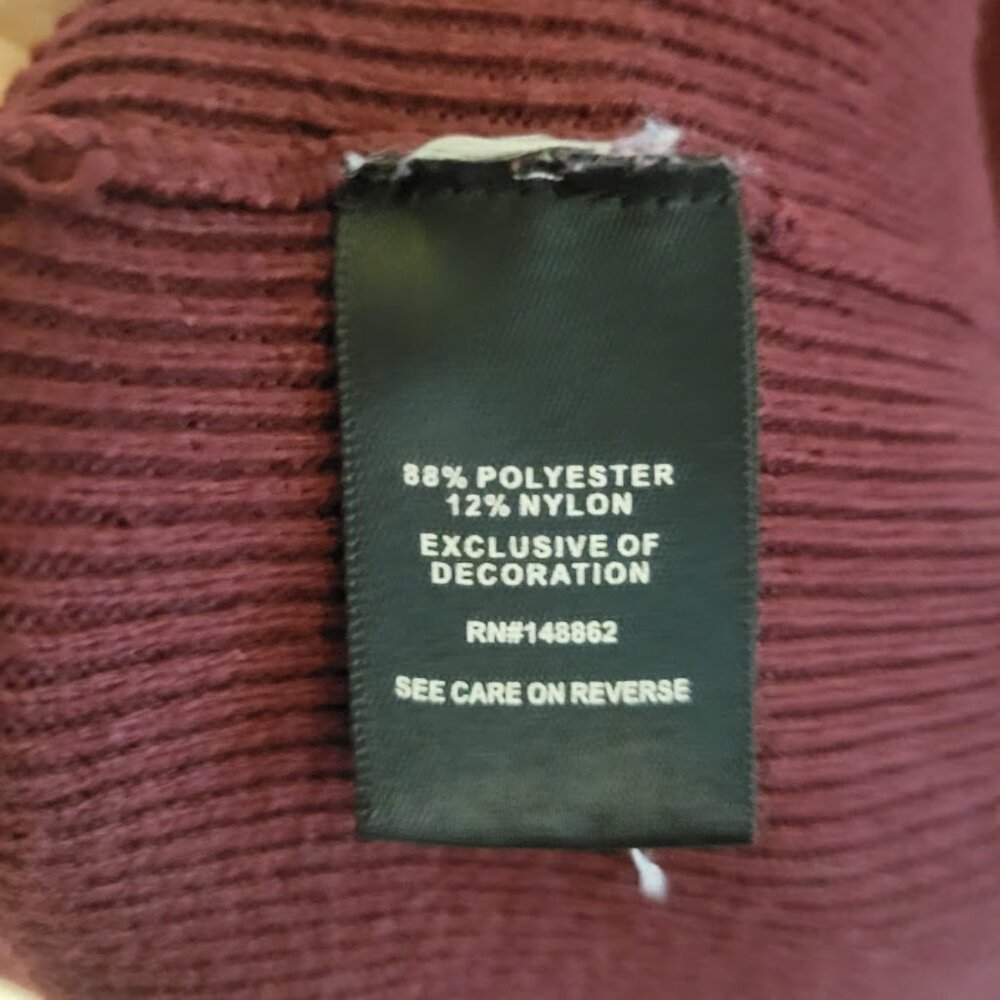 Torrid Maroon Sweater size 4x PLUS Host Pick - Picture 6 of 6
